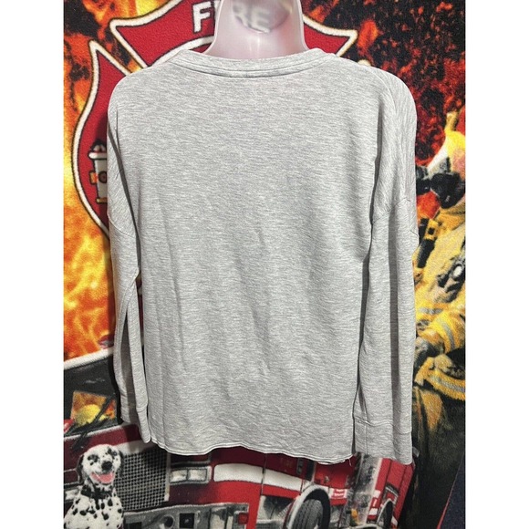 Syracuse University Womens Small Long Sleeve Twisted Bottom Gray‎ TShirt - Picture 2 of 5